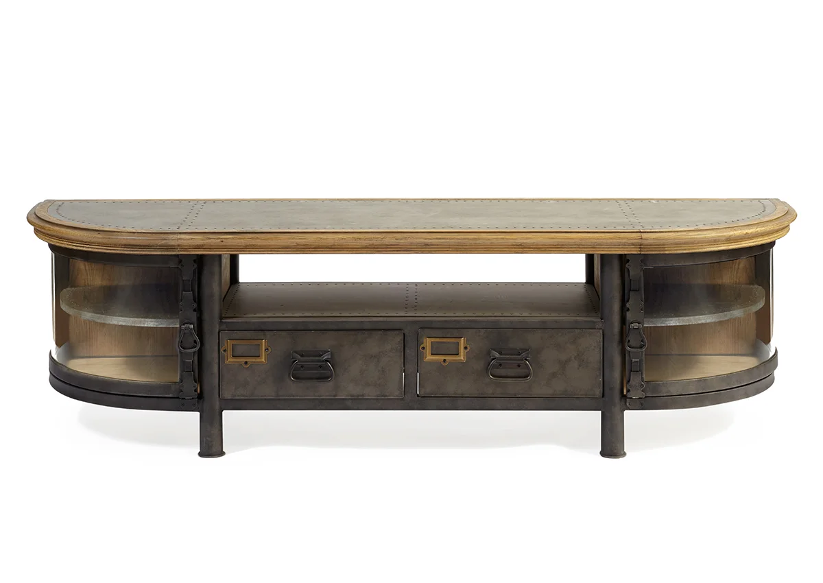 Mueble de tv industrial metal Wings