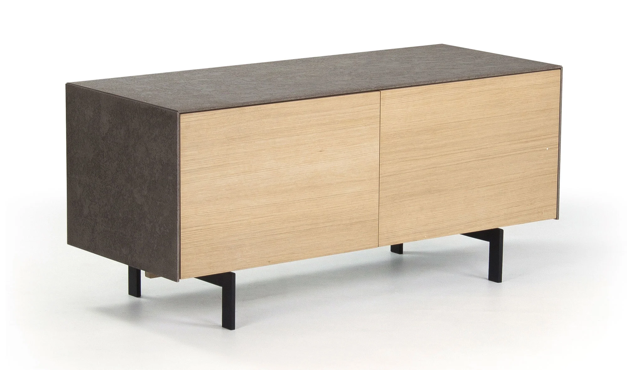 Mueble tv 1 puerta nórdico cemento