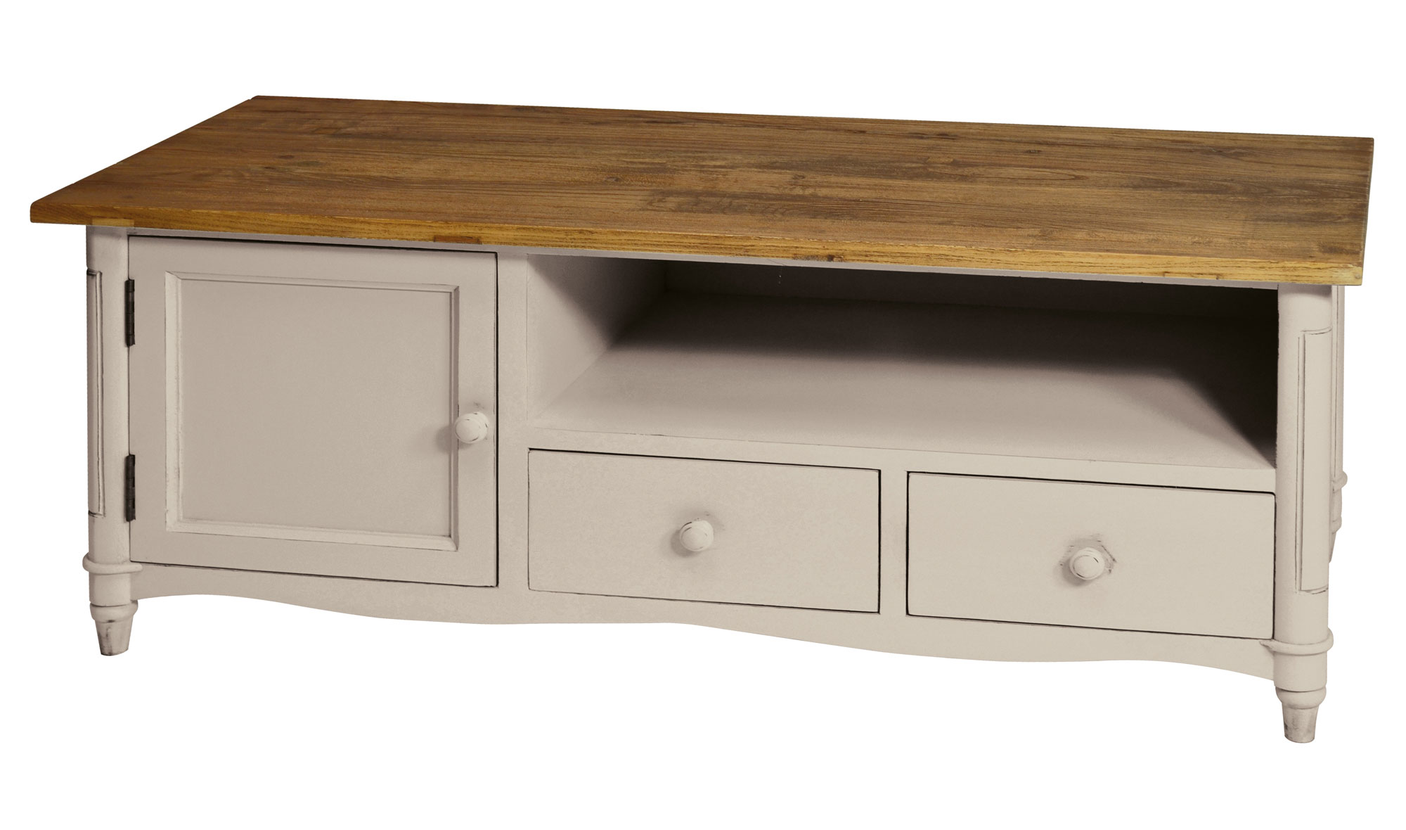Mueble tv 2 cajones vintage Montpellier