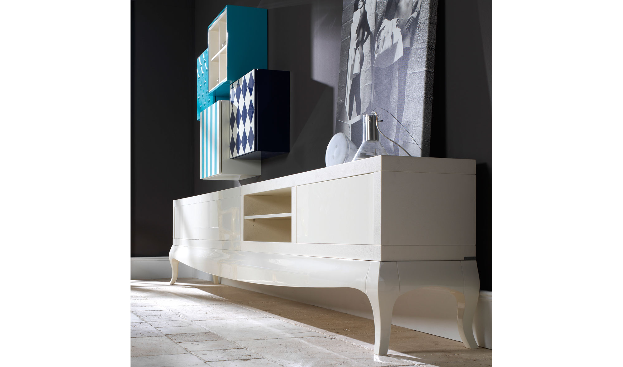Mueble tv grande quantum Plain