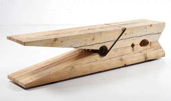 Pinza de madera centenaria reciclada
