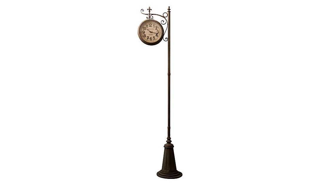 Reloj con pie vintage