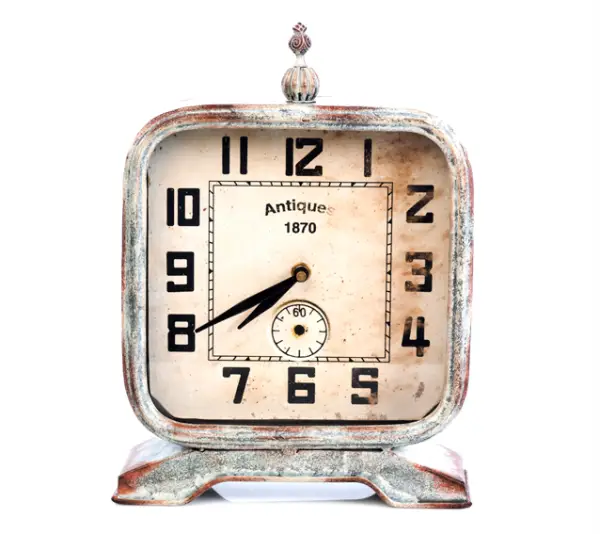 Reloj cuadrado Vintage Antique