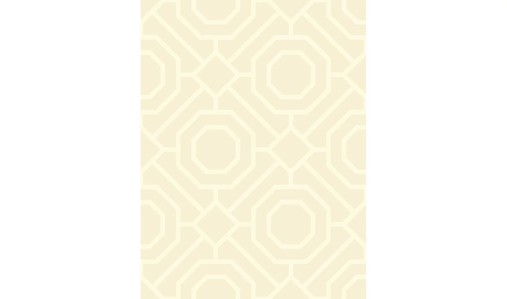 Rollo de papel pintado geométrico amarillo crudo