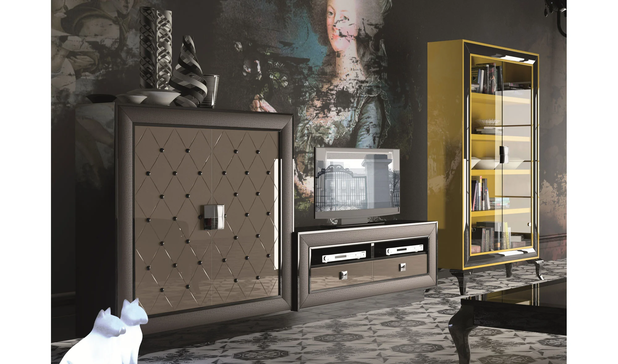 Salón moderno berlin Capitoné II