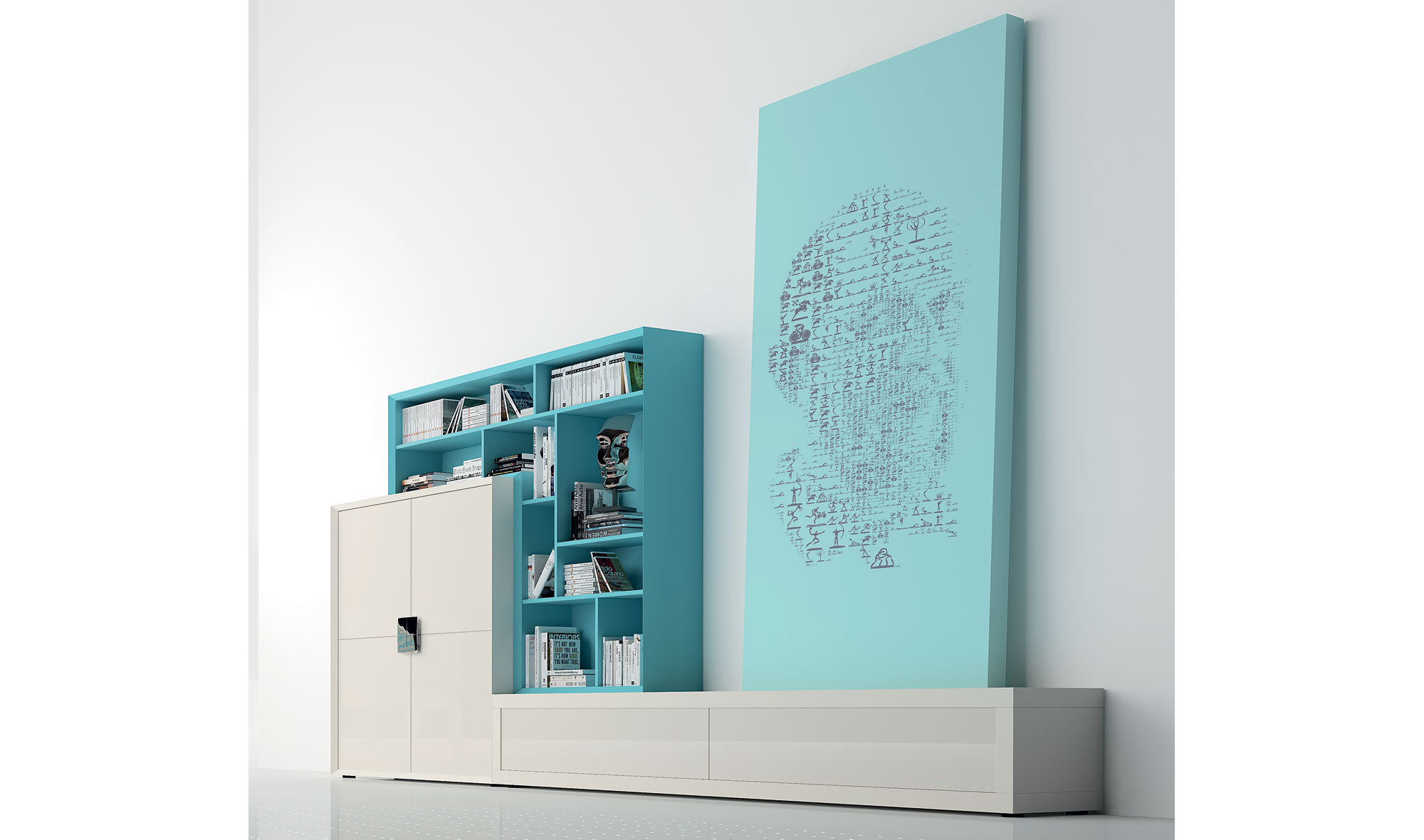 Salón moderno cluster Plain