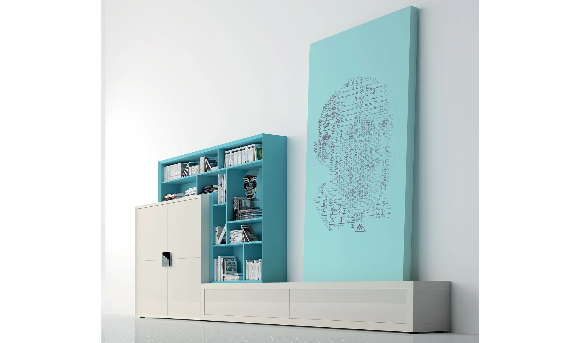 Salón moderno cluster Plain