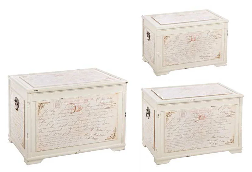 Set 3 baúles Vintage Woris