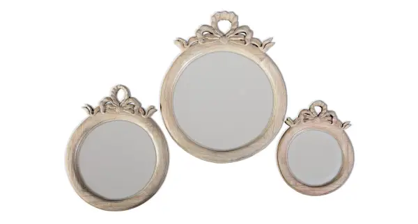 Set 3 espejos vintage Artisan