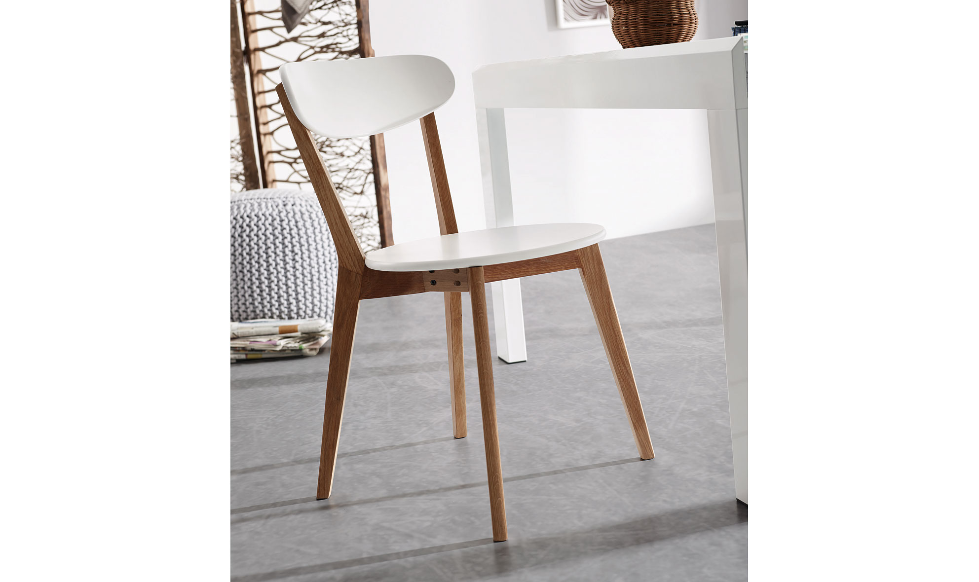 Silla Areia en madera natural