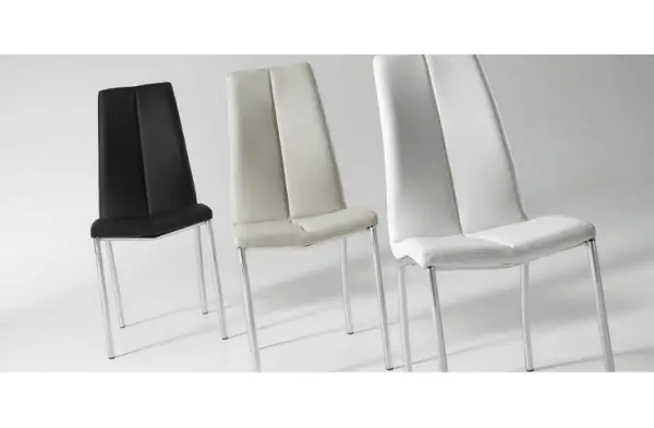 Silla Falcon cromo moderna