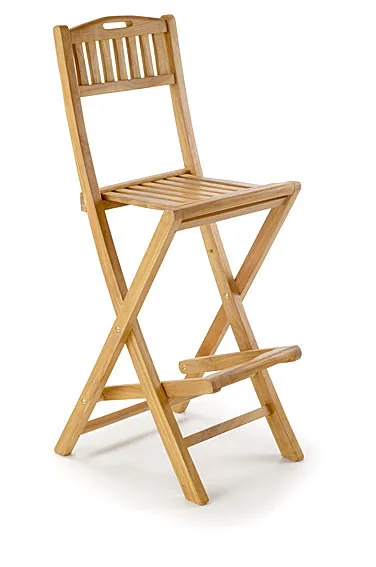 Silla Jardín Bar Teka Plegable
