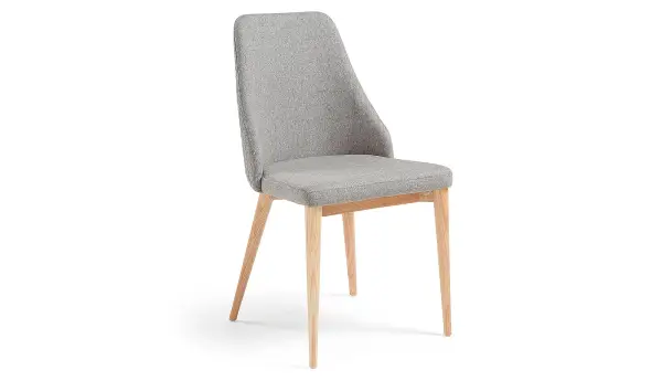Silla Nórdica Rosie gris claro