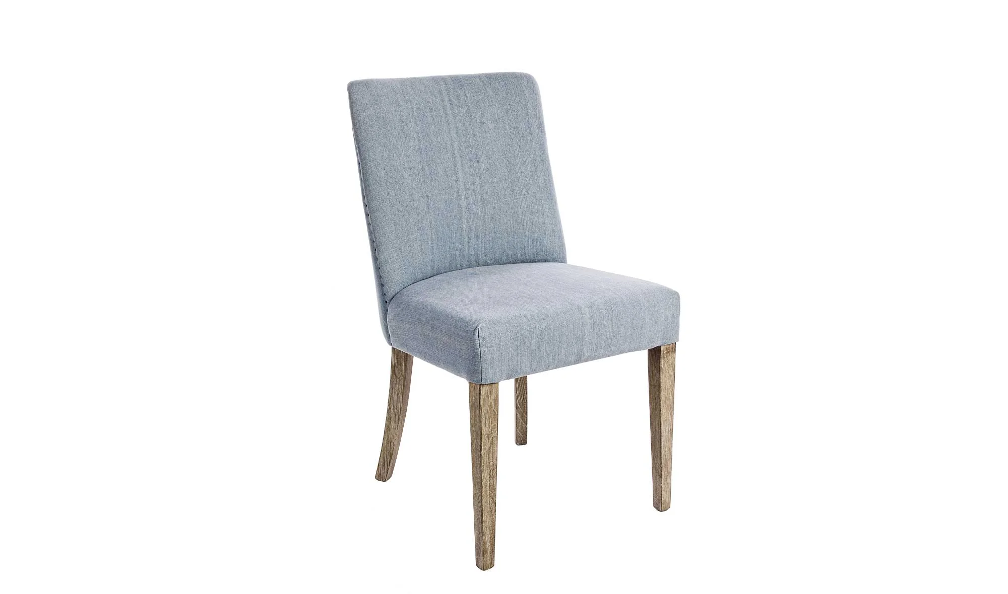 Silla de comedor en madera roble con tejido Jeans