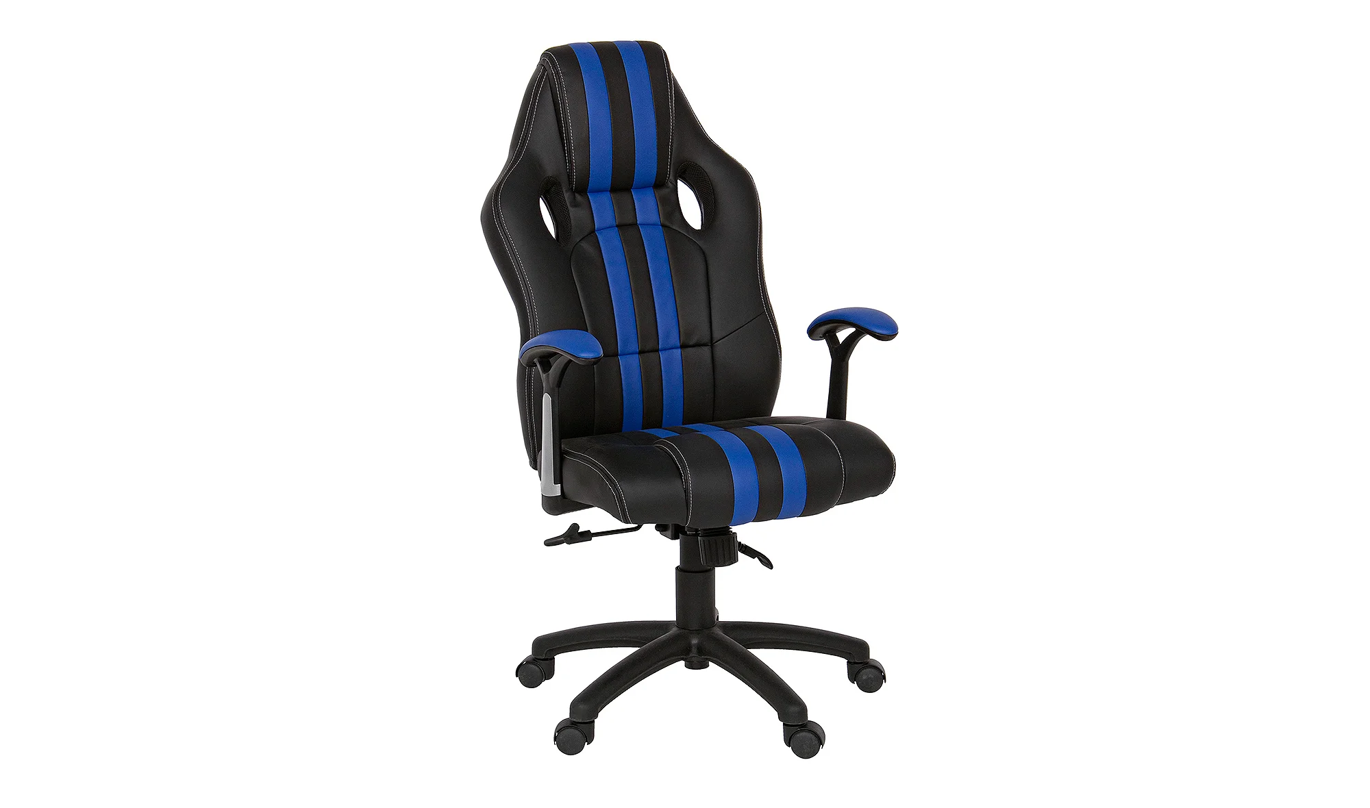 Silla de escritorio Spider negro y Azul