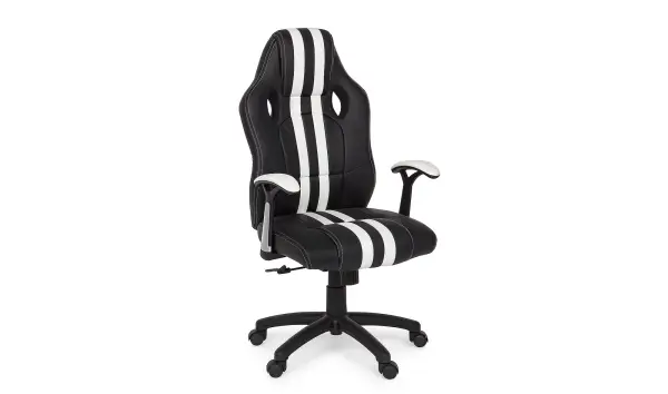 Silla de escritorio Spider negro y blanco