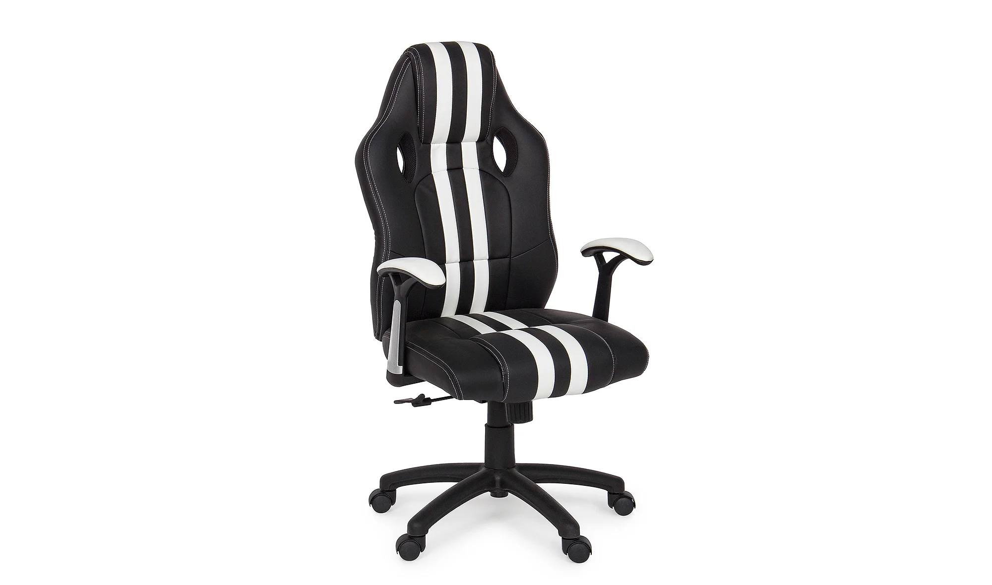 Silla de escritorio Spider negro y blanco
