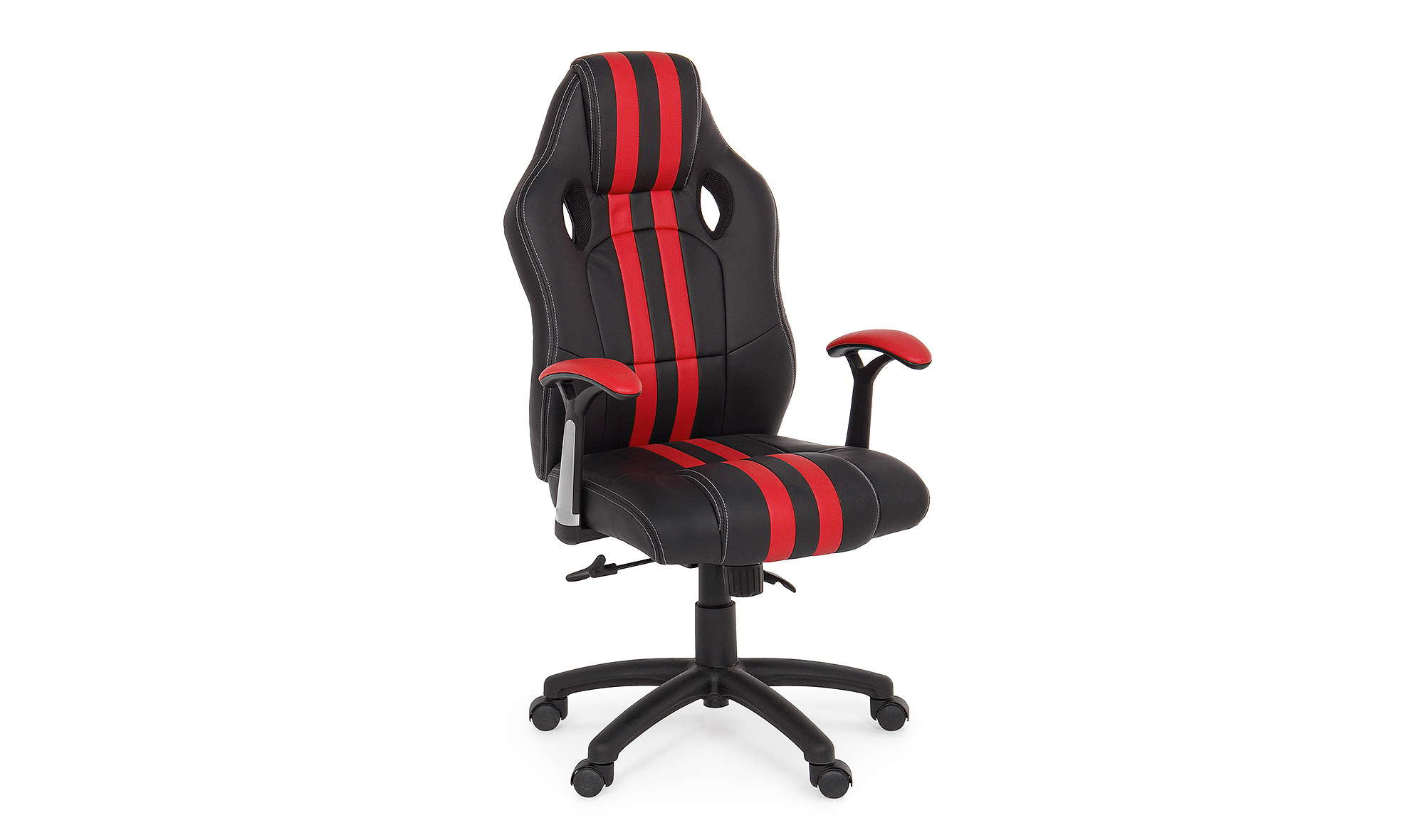 Silla de escritorio Spider negro y rojo