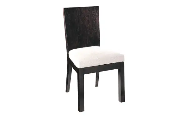 Silla madera Tapizada blanco