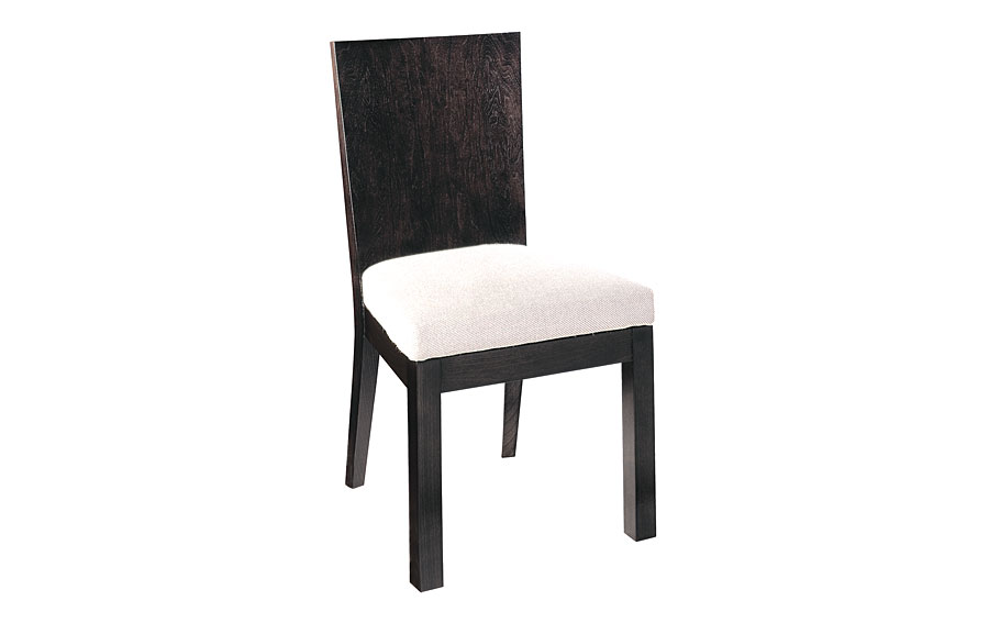 Silla madera Tapizada blanco
