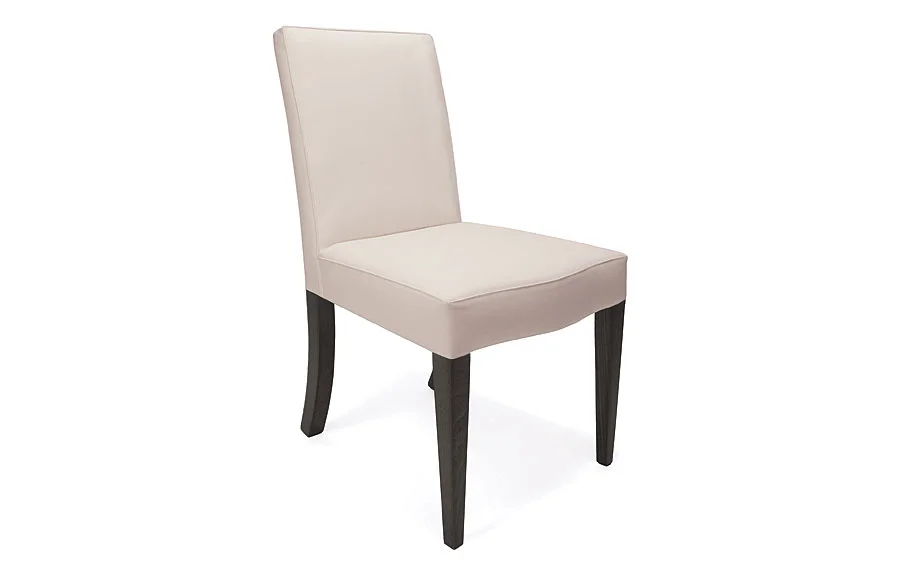Silla moderna tapizado blanco Taiti
