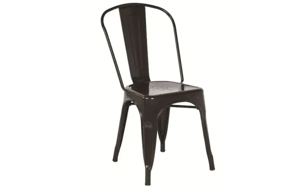 Silla negra Vintage Tolix