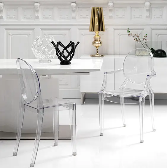 Silla y Sillón transparente