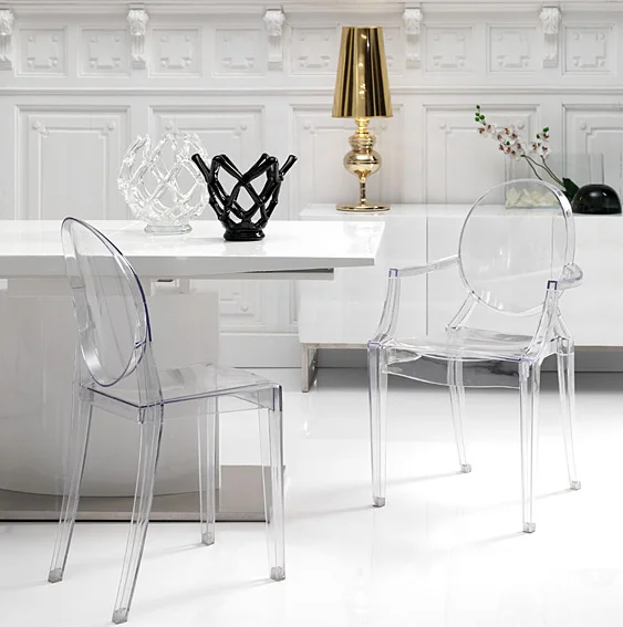 Silla y Sillón transparente