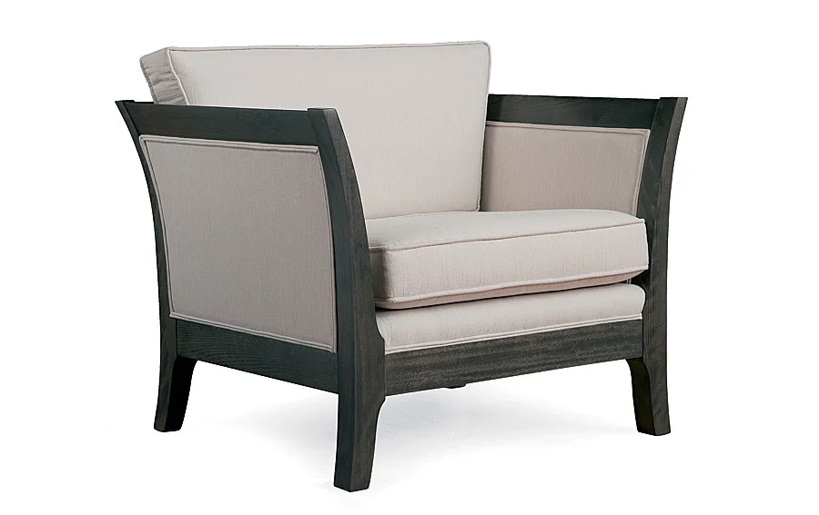 Sillón 1 plaza Tapizado blanco
