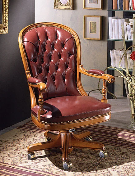 Sillón Piel Giratorio Brera