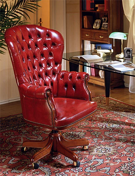 Sillon Piel Giratorio Miami