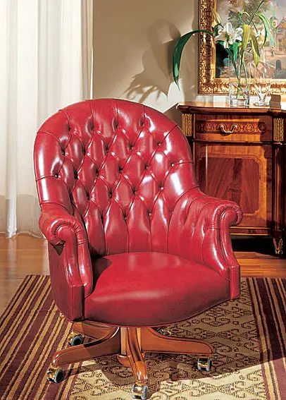 Sillon Piel Giratorio Milady