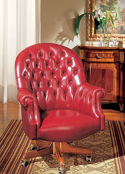 Sillon Piel Giratorio Milady