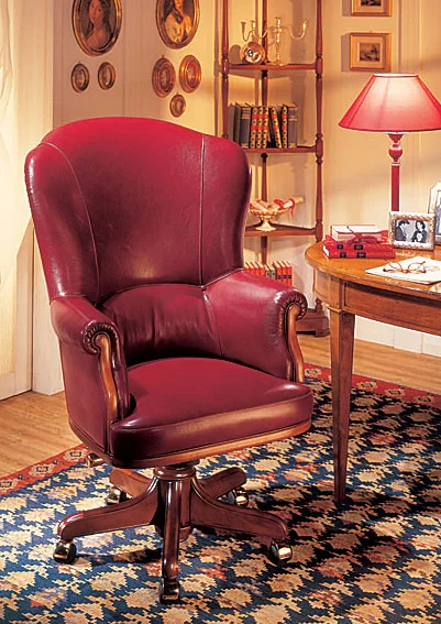 Sillon Piel Giratorio Monaco