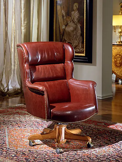 Sillon Piel Giratorio Venus