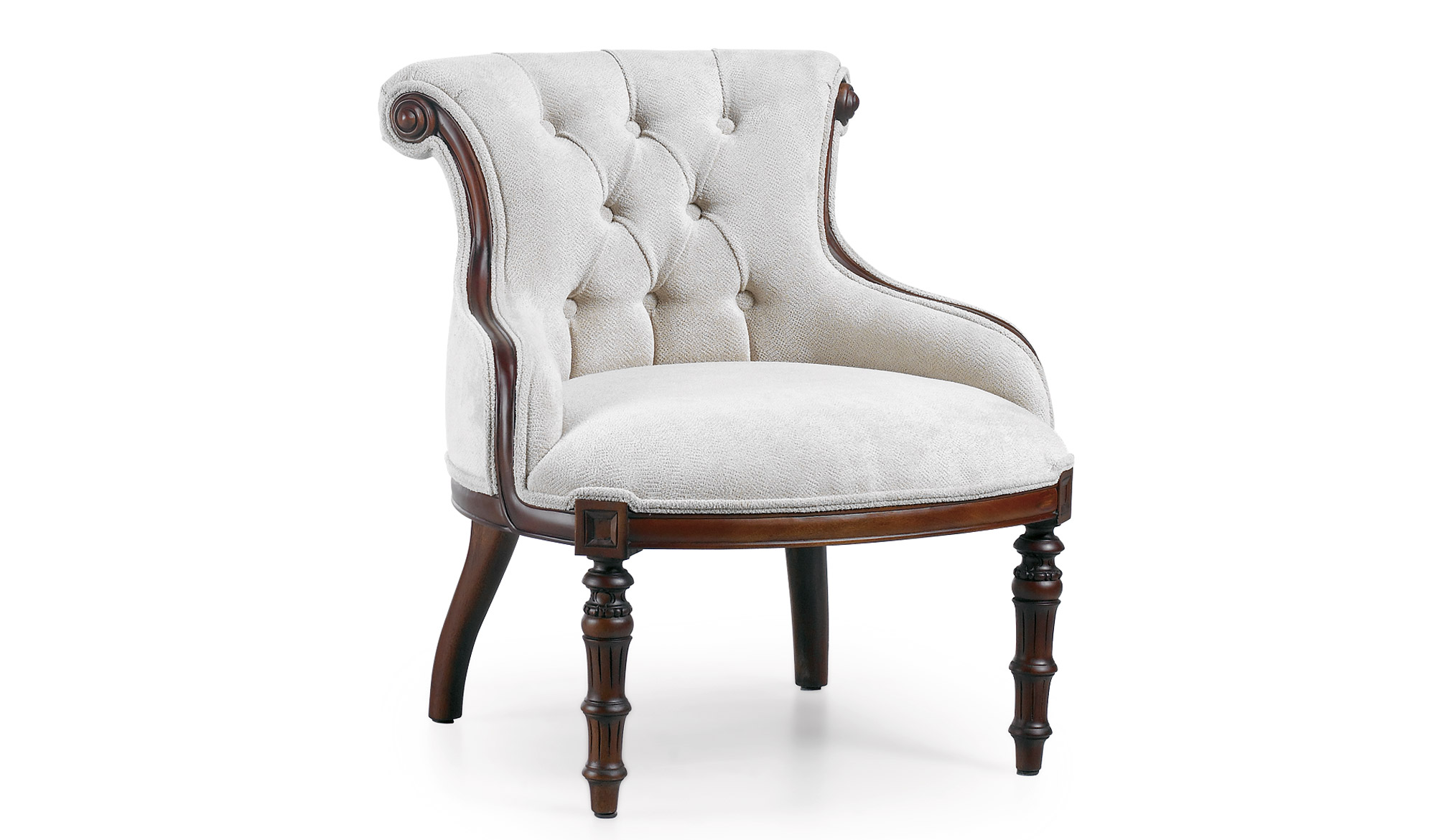 Sillón bajo clásico con capitoné
