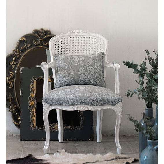 Sillón clásico LouisXV con rejilla