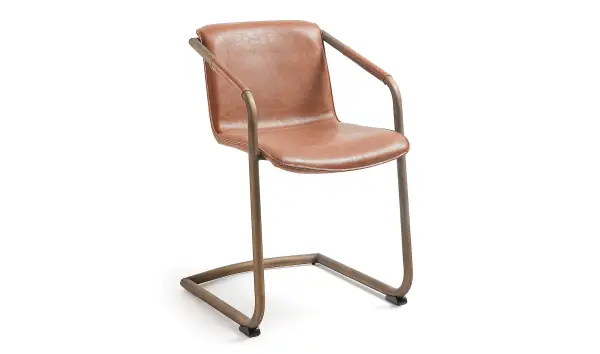 Sillón marrón óxido vintage Notri