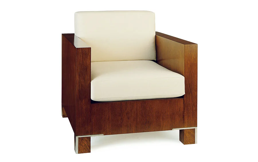 Sillón tapizado Blanco