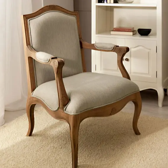 Sillón tapizado Vintage París