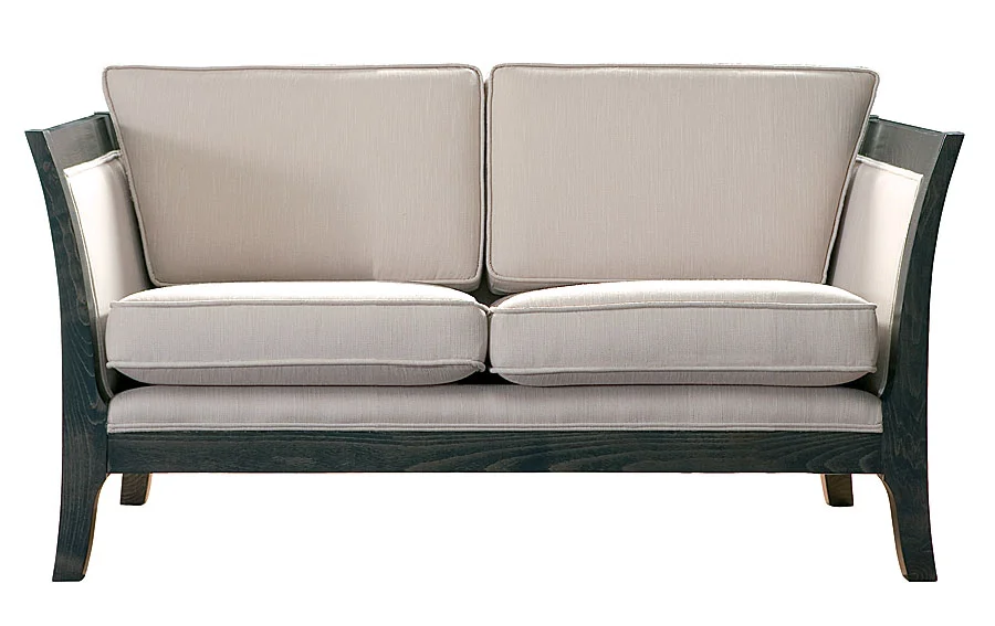 Sofa 2 plazas colonial Tapizado blanco