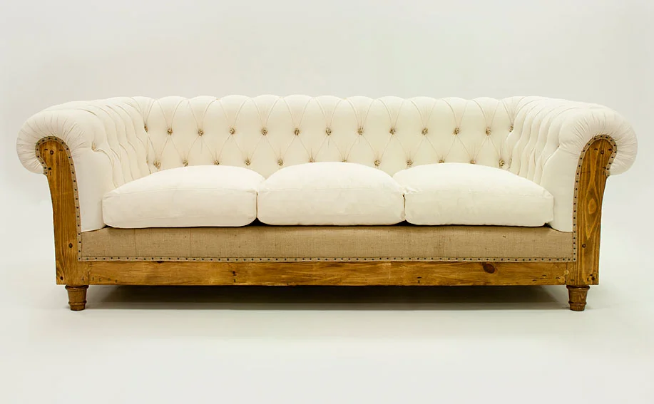 Sofá 3 Plazas Vintage Chesterfield
