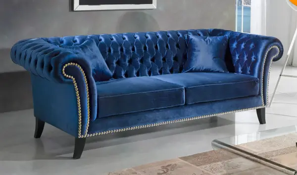Sofá azul marino moderno Kerulen