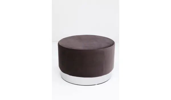 Taburete Cherry gris oscuro plata