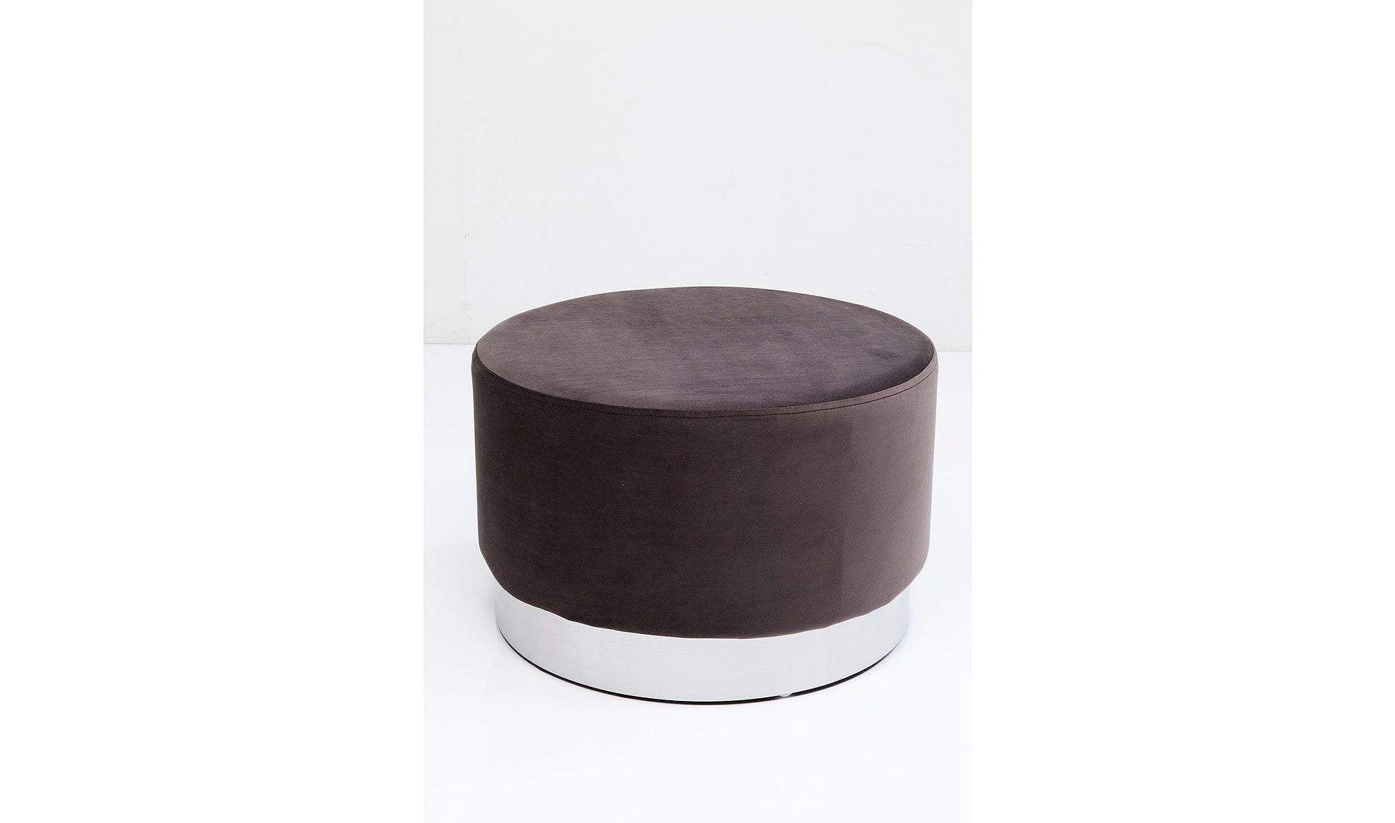 Taburete Cherry gris oscuro plata