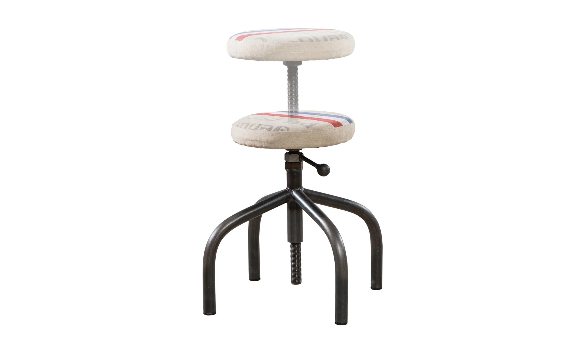 Taburete Cleaver Asiento Tapizado