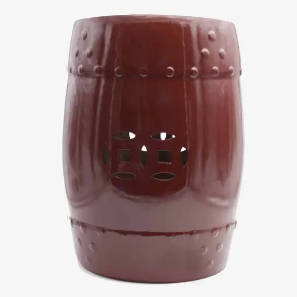 Taburete agujeritos rojo Filum 1