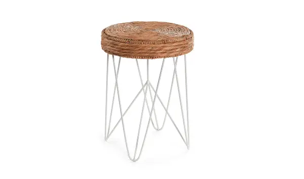 Taburete fibra natural Hurten