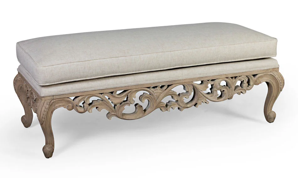 Taburete pie de cama christine vintage Artisan