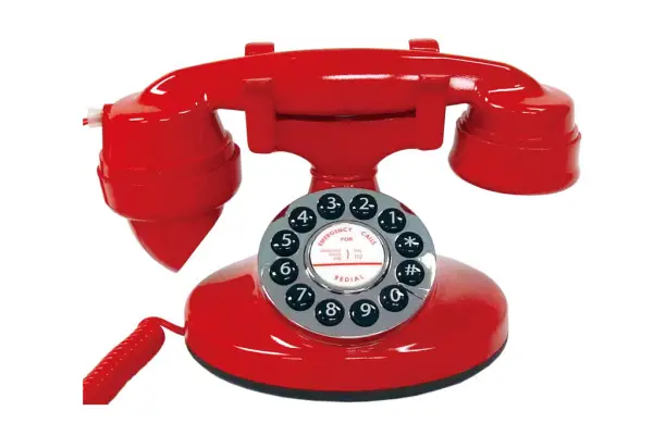 Teléfono Americano Rojo
